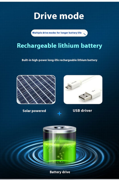 Outdoor Solar Rechargeable Wide Brim Fan Hat